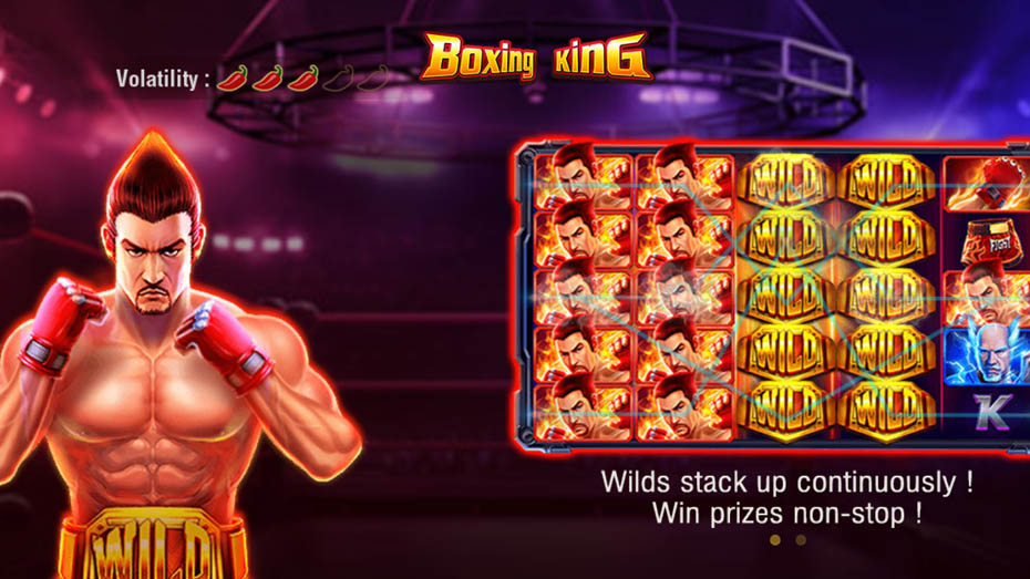 boxing king slot features