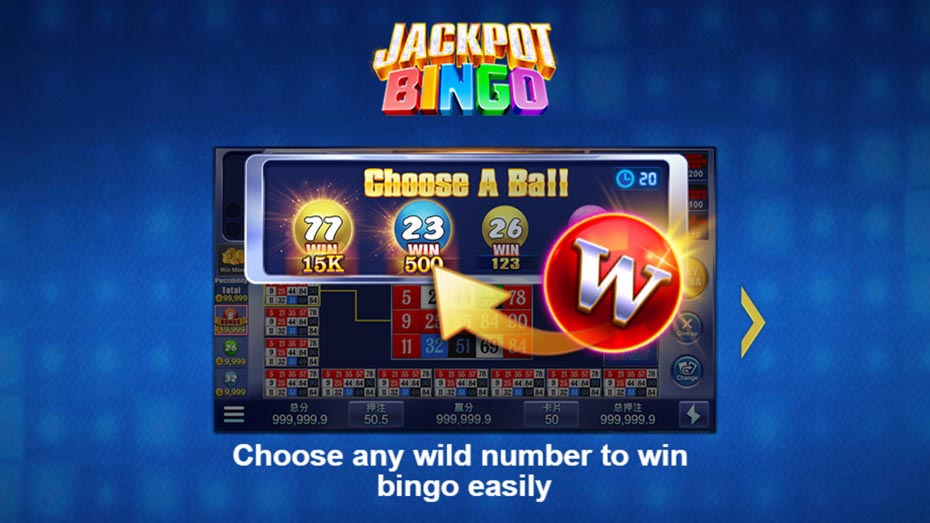 jackpot bingo slot features