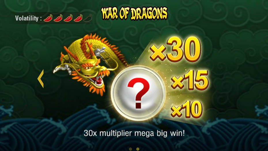 war of dragon slot features